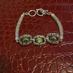 2.57 ctw Peridot Bracelet.